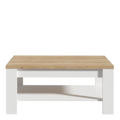 Bohol Coffee Table in Riviera Oak / White - White Tree Furniture