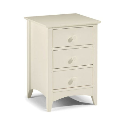 Shop CAMEO Antique White 3 Drawer Bedside Cabinet. Shaker style bedside cabinet in antique, off white finish. Discover vintage bedroom furniture.