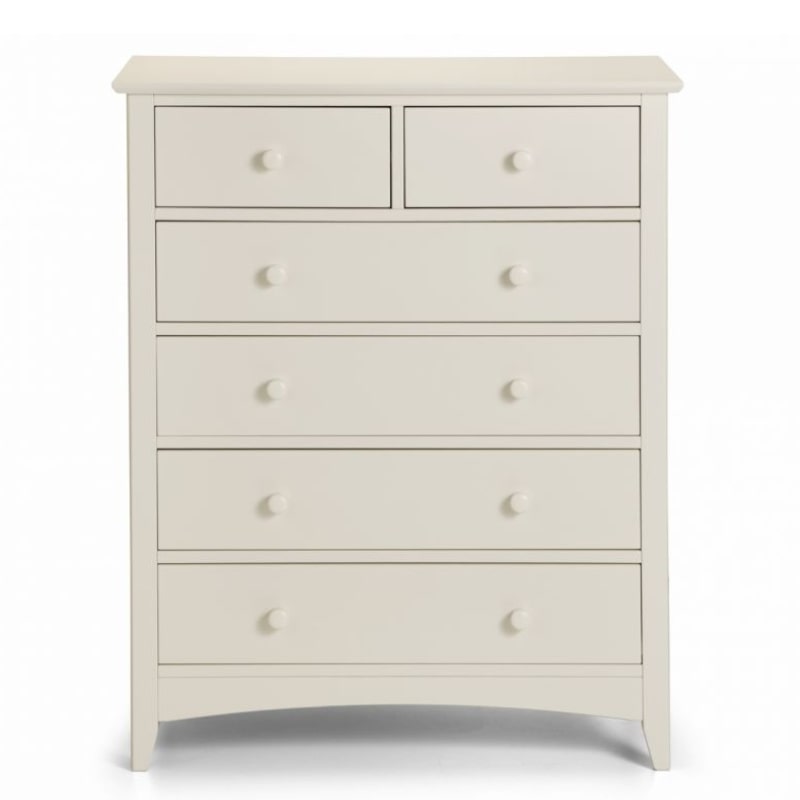 Shop JULIAN BOWEN CAMEO Antique White Bedroom Dresser 4+2. Beautiful stone white bedroom dresser / chest of drawers.