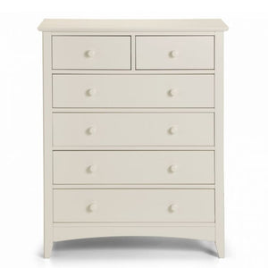 Shop JULIAN BOWEN CAMEO Antique White Bedroom Dresser 4+2. Beautiful stone white bedroom dresser / chest of drawers.