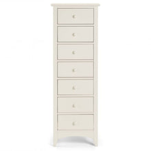 Shop CAMEO Antique White Tall 7 Drawer Chest of Drawers. Shaker style, antique tallboy chest of drawers in off white lacquer finish. Order now for an amazing bedroom!