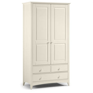 Shop CAMEO Antique White Combination Wardrobe w/ 2 Doors 3 Drawers. Discover a stylish double wardrobe in stone white finish