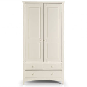 Shop CAMEO Antique White Combination Wardrobe w/ 2 Doors 3 Drawers. Discover a stylish double wardrobe in stone white finish.