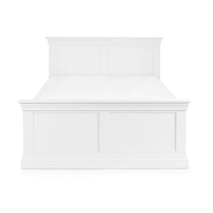 JULIAN BOWEN CLERMONT 135cm Double Bed in Surf White Lacquer Finish CLE205 - White Tree Furniture