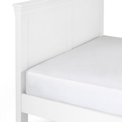 JULIAN BOWEN CLERMONT 135cm Double Bed in Surf White Lacquer Finish CLE205 - White Tree Furniture