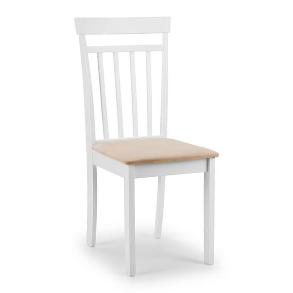 JULIAN BOWEN COAST Set of 2 White Dining Chairs COA002 - White Tree Furniture