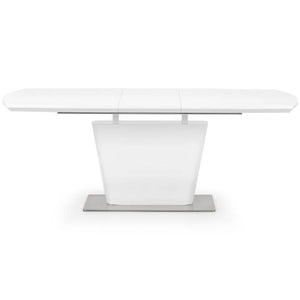 JULIAN BOWEN COMO High Gloss White Extending Dining Table 160cm - 200cm COM101 - White Tree Furniture