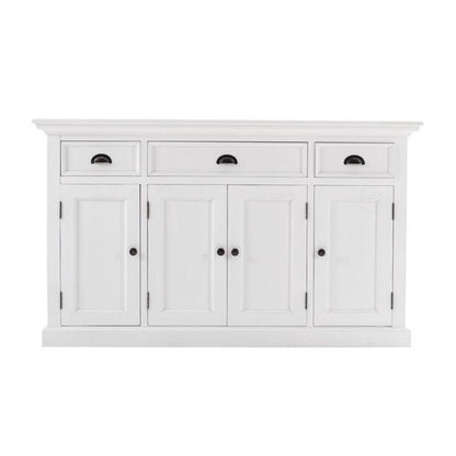 Halifax White Farmhouse Sideboard with 4 Doors B192 - White Tree Furniture