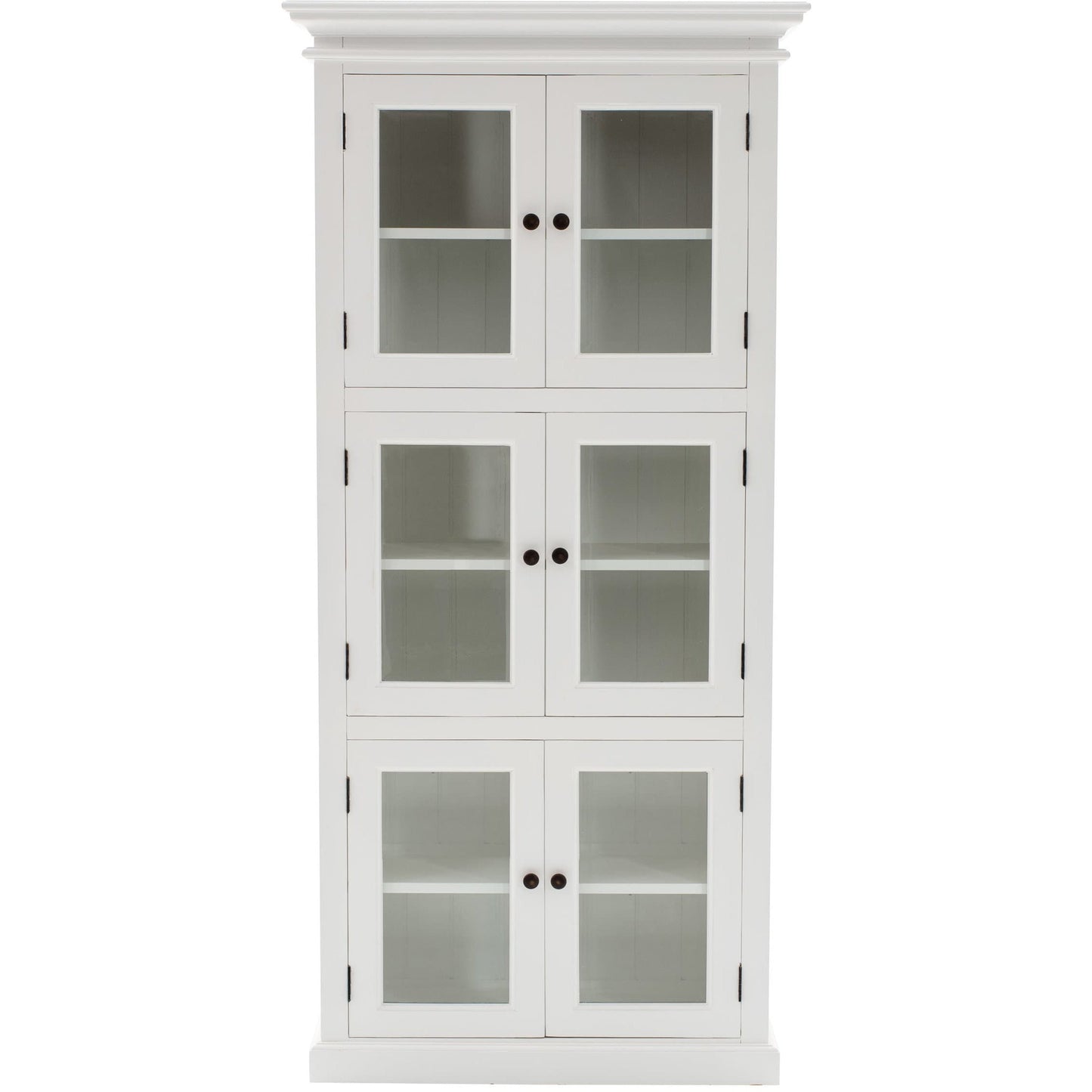 NOVASOLO HALIFAX Tall White Kitchen Pantry Cabinet CA610 - White Tree Furniture