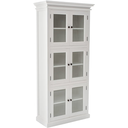 NOVASOLO HALIFAX Tall White Kitchen Pantry Cabinet CA610 - White Tree Furniture