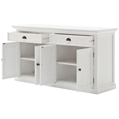 NOVASOLO Halifax White Painted Sideboard Cabinet B127 - White Tree Furniture