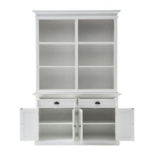 Halifax White Hutch Bookcase Unit BCA599 - White Tree Furniture