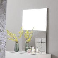 Helsinki Dressing Table Mirror in High Gloss White - White Tree Furniture