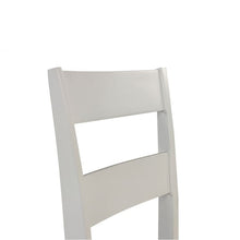 JULIAN BOWEN LINWOOD Set of 2 Dining Chairs in White & Natural Finish LIN002 - White Tree Furniture