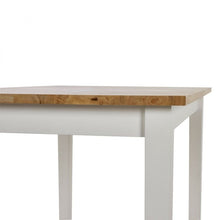 JULIAN BOWEN LINWOOD Small Dining Table in Oak Effect Top LIN001 - White Tree Furniture