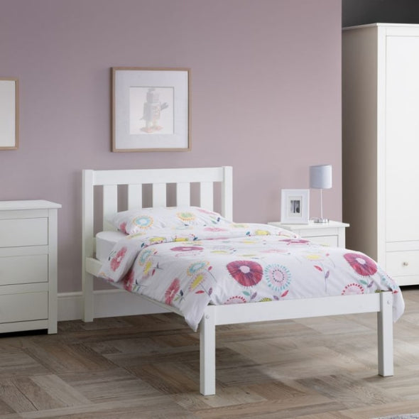 JULIAN BOWEN LUNA Surf White Painted Bed - White Tree Furniture