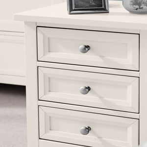 JULIAN BOWEN MAINE 3 Drawer Beside in Surf White MAI101 - White Tree Furniture