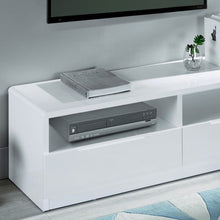 JULIAN BOWEN MANHATTAN High Gloss White Media Unit MAN305 - White Tree Furniture