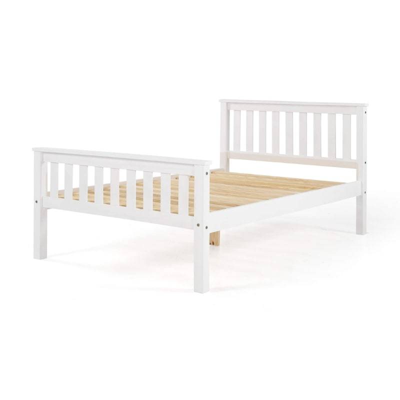 Manila HFE White Painted Pine Bed 4 Foot - White Tree Furniture