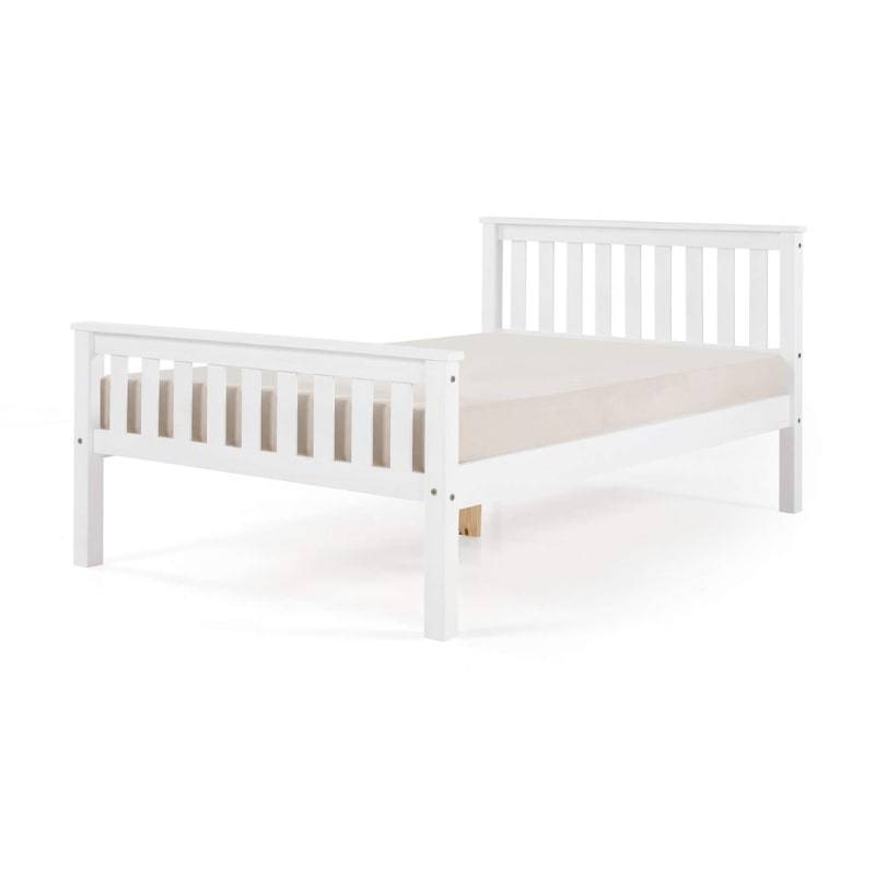 Manila HFE White Painted Pine Bed 4 Foot - White Tree Furniture