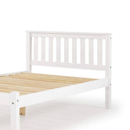 Manila LFE White Painted Pine Bed 4 Foot - White Tree Furniture