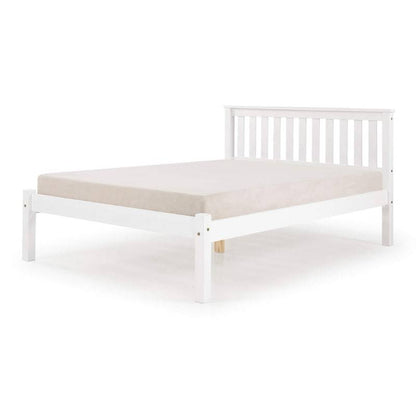 Manila LFE White Painted Pine King Size Bed - White Tree Furniture