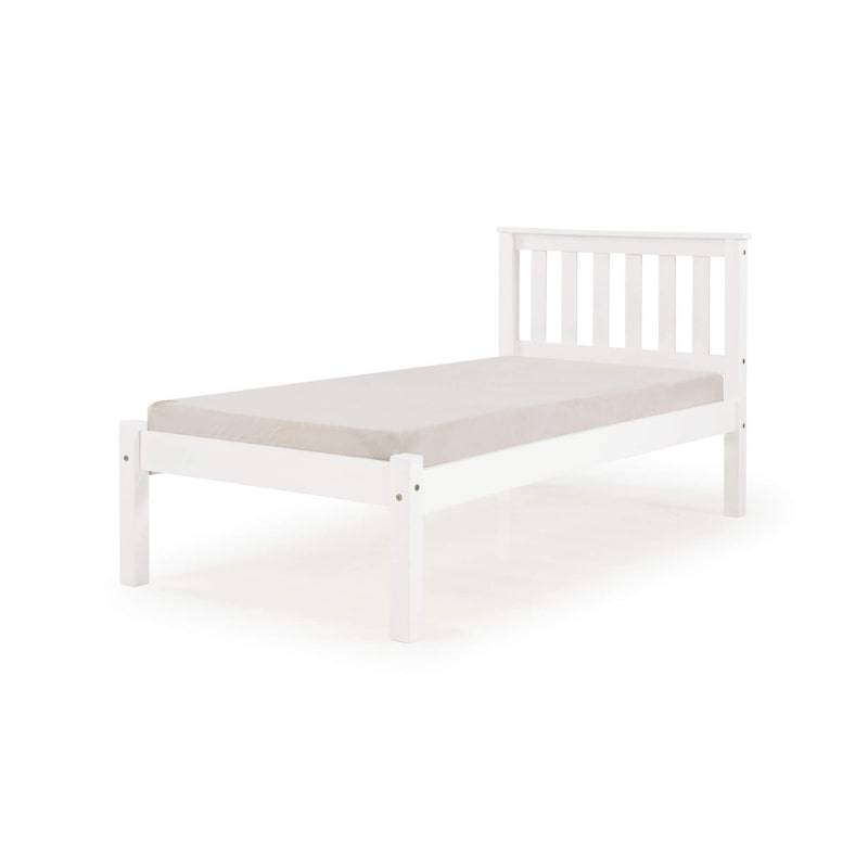 Manila LFE White Painted Pine Single Bed - White Tree Furniture