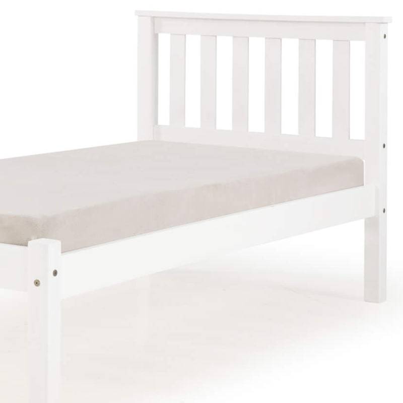 Manila LFE White Painted Pine Single Bed - White Tree Furniture