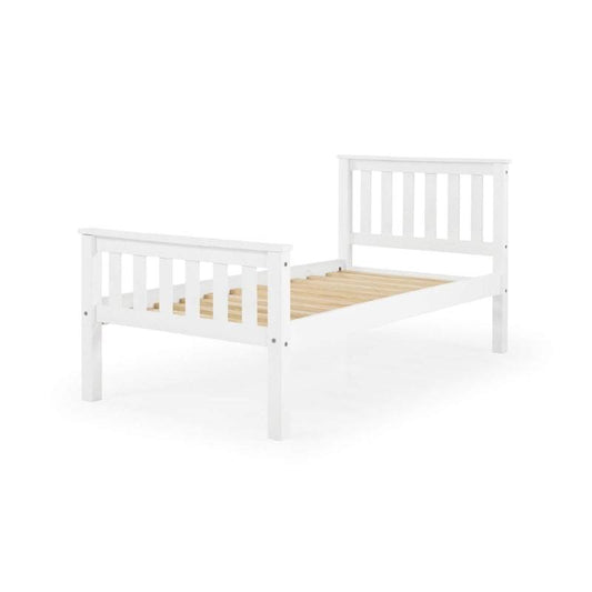 Manila HFE White Painted Pine Single Bed - White Tree Furniture