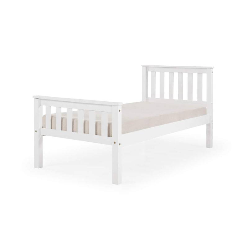 Manila HFE White Painted Pine Single Bed - White Tree Furniture