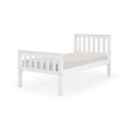 Manila HFE White Painted Pine Single Bed - White Tree Furniture