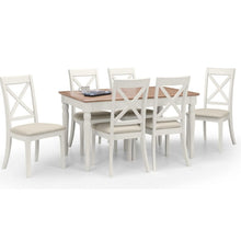 JULIAN BOWEN PROVENCE Grey Lacquer Dining Set with Table & 6 Chairs PRO111 - White Tree Furniture