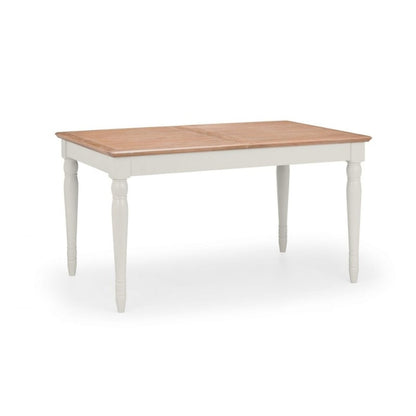 Julian Bowen PROVENCE Extending Dining Table w/ Limed Oak Effect Top PRO101 - White Tree Furniture