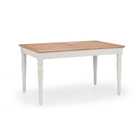 Julian Bowen PROVENCE Extending Dining Table w/ Limed Oak Effect Top PRO101 - White Tree Furniture