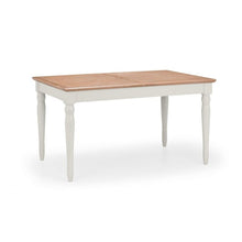 Julian Bowen PROVENCE Extending Dining Table w/ Limed Oak Effect Top PRO101 - White Tree Furniture