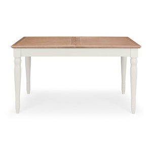 Julian Bowen PROVENCE Extending Dining Table w/ Limed Oak Effect Top PRO101 - White Tree Furniture