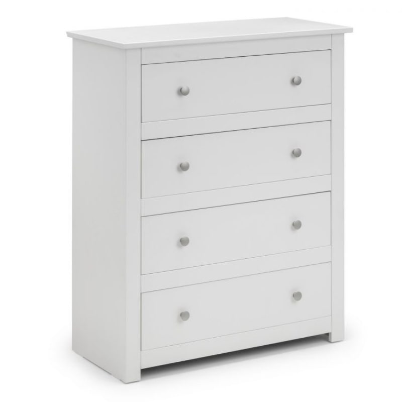 JULIAN BOWEN RADLEY 4 Drawer Bedroom Dresser in Surf White