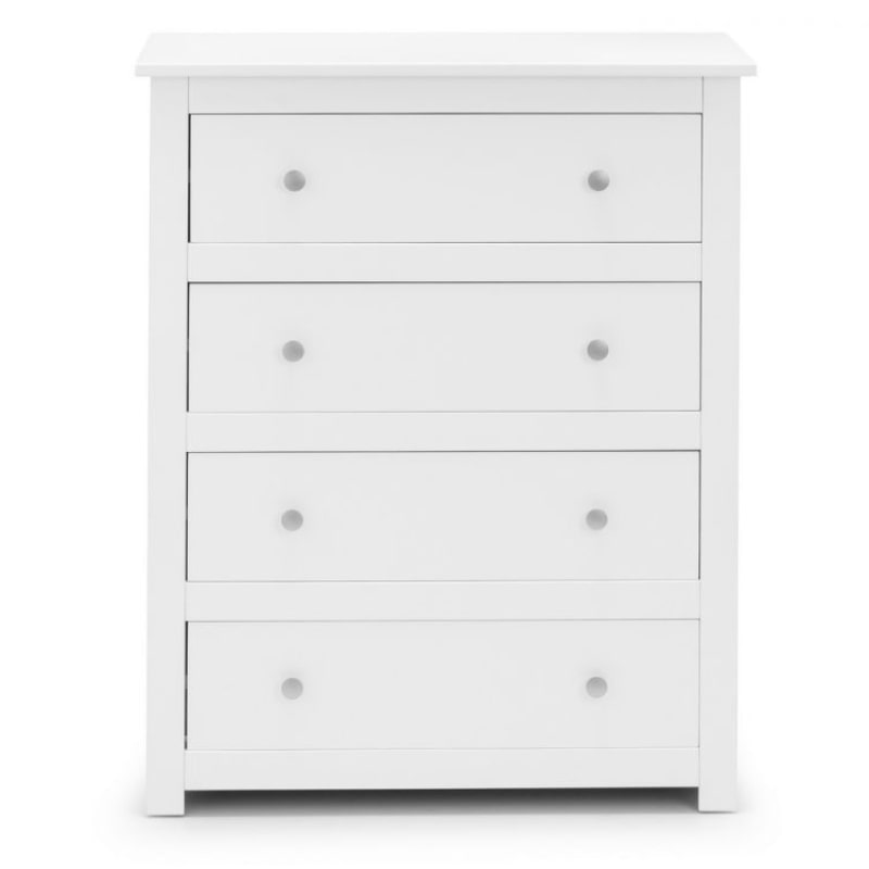 JULIAN BOWEN RADLEY 4 Drawer Bedroom Dresser in Surf White