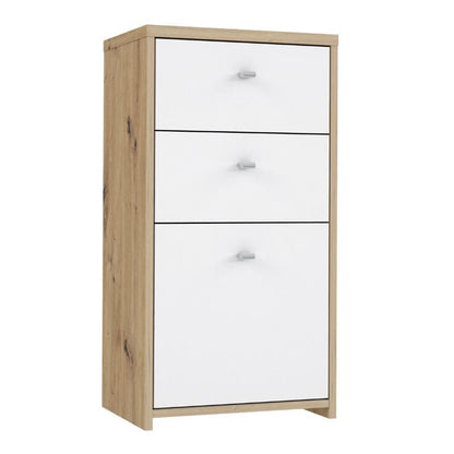 Best Chest Storage Cabinet in Artisan Oak / White - White Tree Furniture