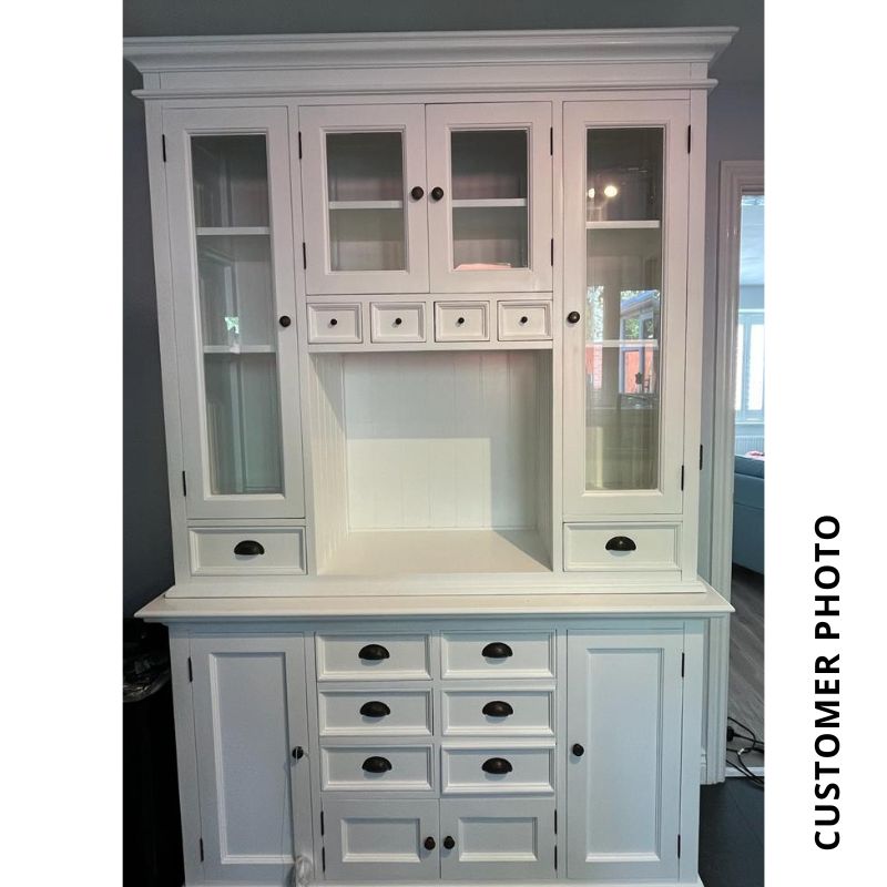 NOVASOLO HALIFAX White Kitchen Dresser BCA597 - White Tree Furniture