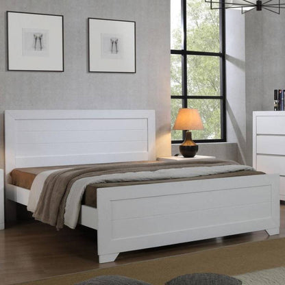 Zircon White Painted 4 Ft Bed - White Tree Furniture