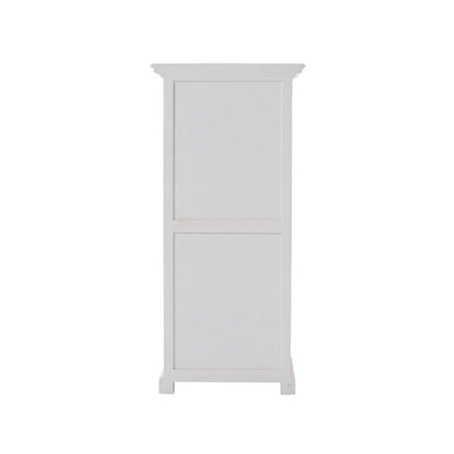 Halifax Grand White Painted Tallboy with 5 Drawers CA600L - White Tree Furniture