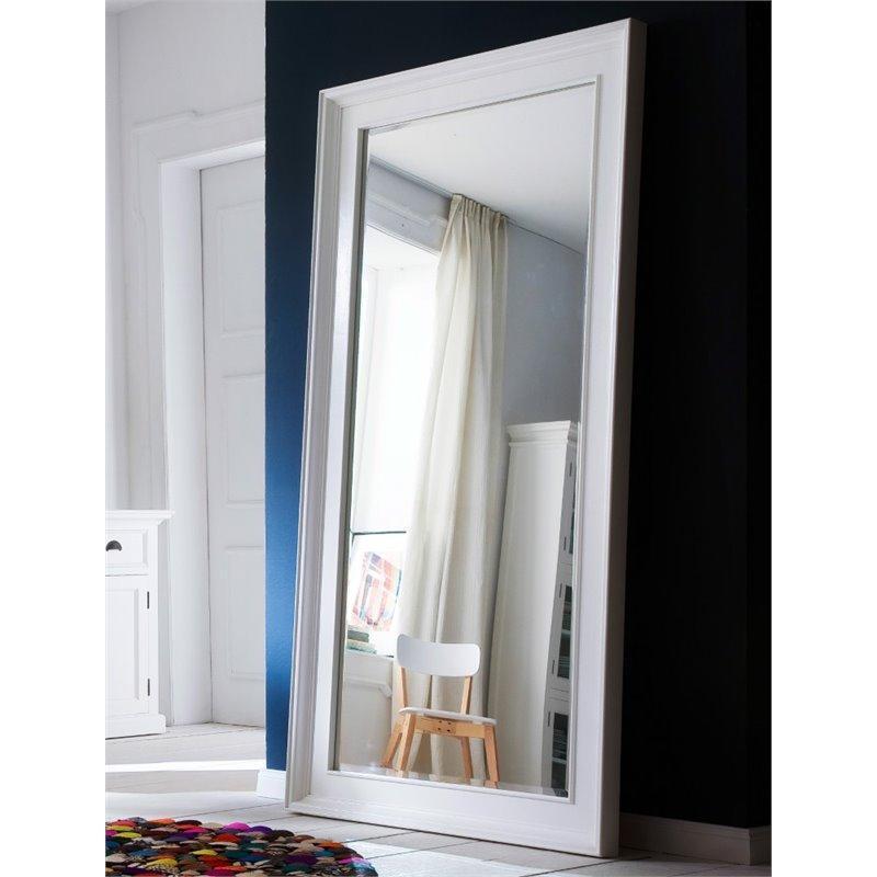 Halifax White Painted Grand Mirror - White Tree Furniture