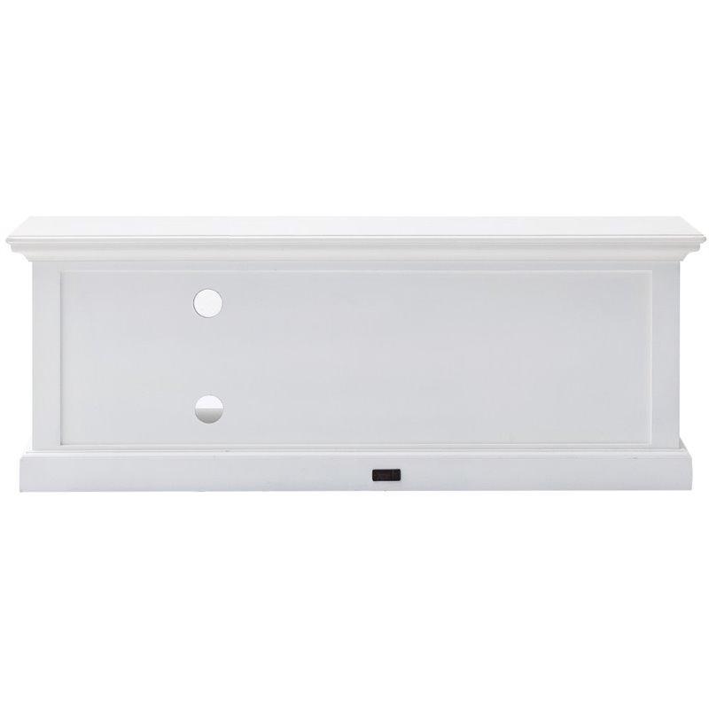 Halifax White Painted Medium TV Unit - White Tree Furniture