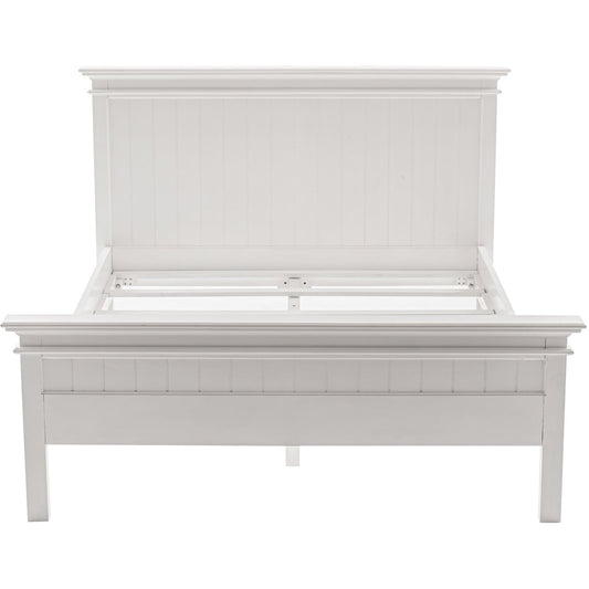 Halifax White Painted Queen Size Double Bed 160 x 200cm - White Tree Furniture