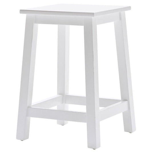 Halifax White Painted Kitchen Stools - White Tree Furniture