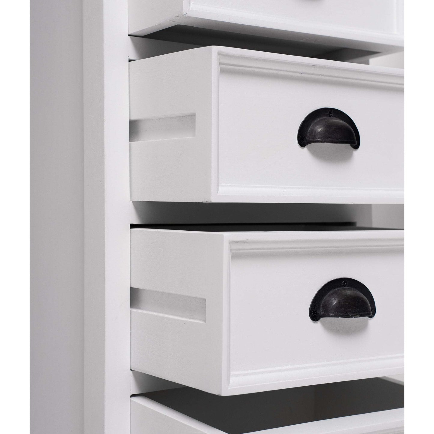 Halifax White Painted Tallboy with 7 Drawers CA598 - White Tree Furniture