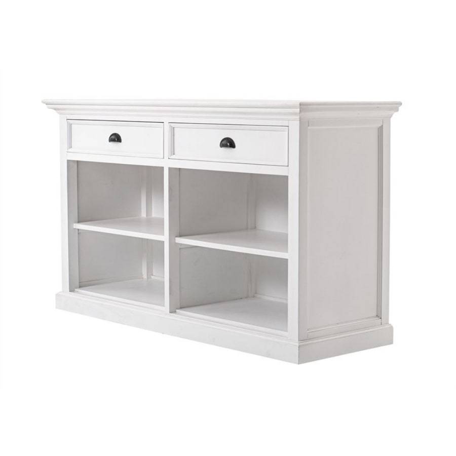 NOVASOLO HALIFAX White Sideboard with 2 Drawers B193 - White Tree Furniture