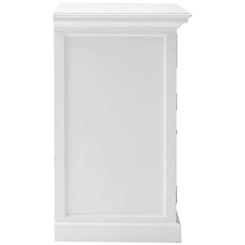 NOVASOLO Halifax Small White Cabinet B180 - White Tree Furniture