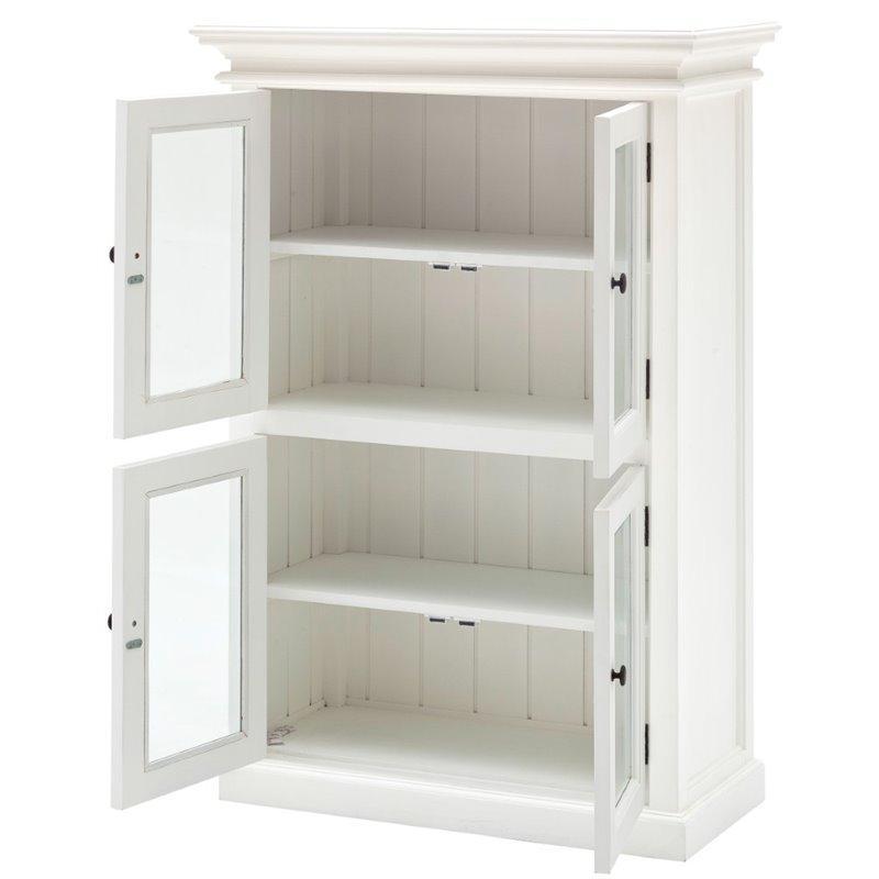 NOVASOLO HALIFAX White Kitchen Pantry Cabinet CA609 - White Tree Furniture